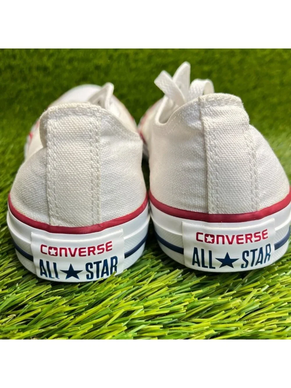Converse Chuck Taylor All Star Low Womens Size 9 White Athletic Shoes Sneakers
